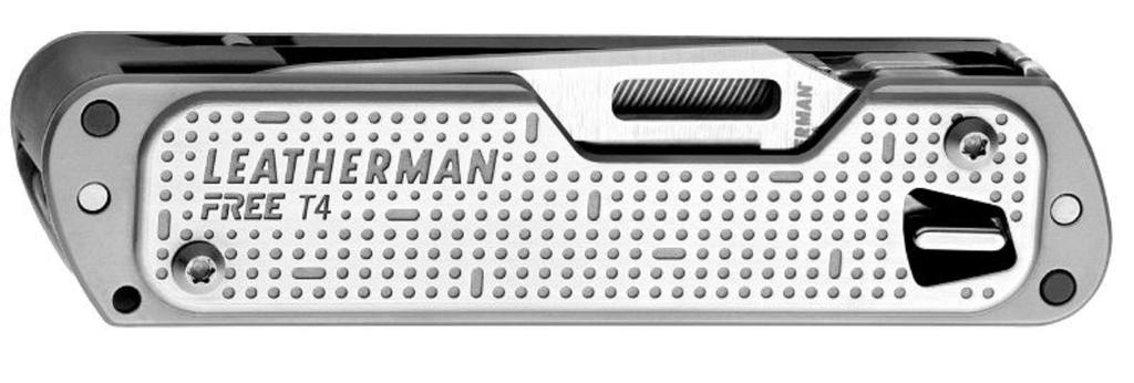 Leatherman YL832686 БЕСПЛАТНЫЙ T4 Многофункциональный инструмент 12 функций из нержавеющей стали (6760)