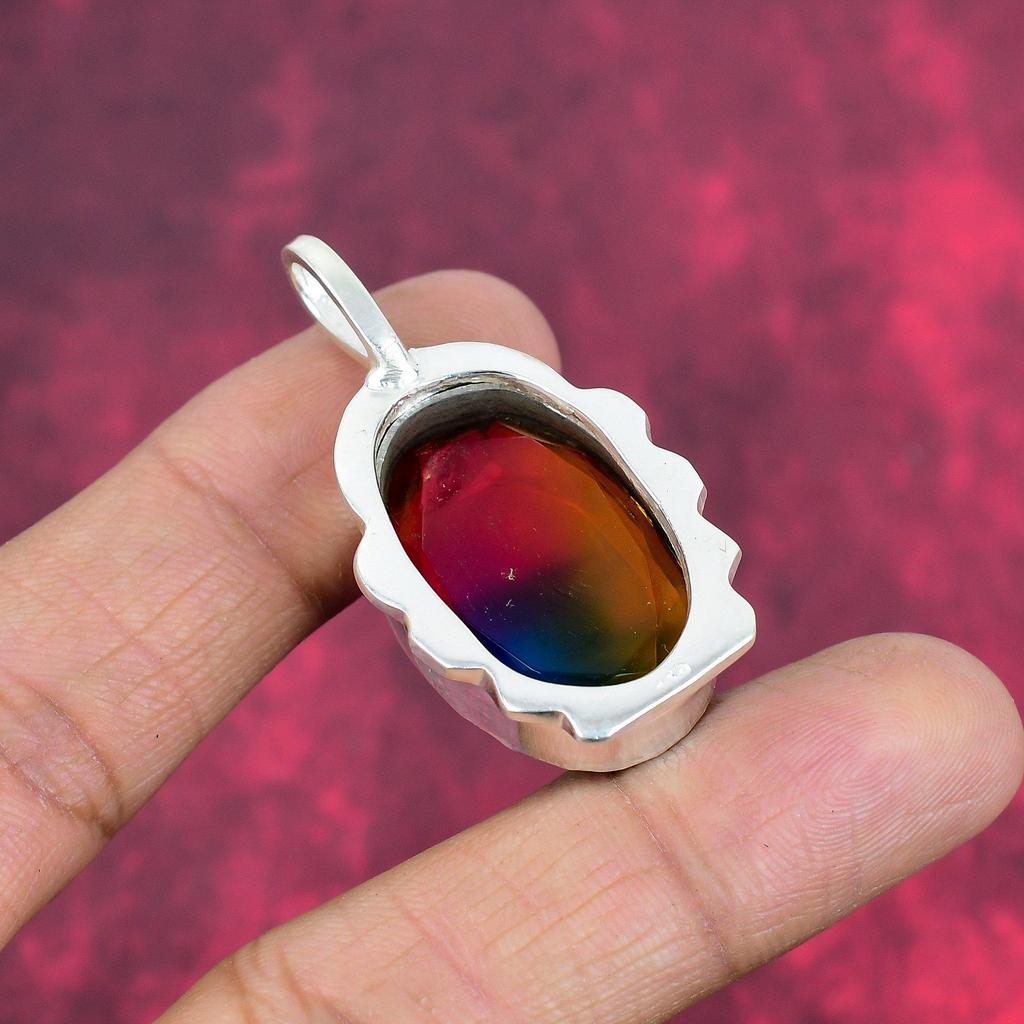 Ювелирные изделия с несколькими турмалинами, подвеска из драгоценных камней ручной работы, подвеска из цельного серебра 925 пробы, старинные ювелирные изделия, для подарка на помолвку