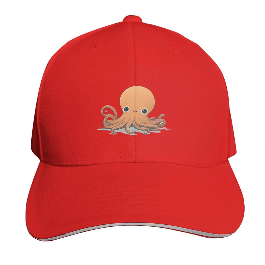 Kawaii chibi cute octopus Baseball Cap Beach Bag Sunscreen winter hats for Unisex Hat Baseball Cap Women Unisexs