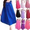 Women Nightgown Sexy Lingerie Robe Dress Silk Babydoll Nightdress Casual Loose Sleepwear