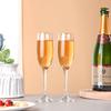CLITON Crystal Champagne & Wine Glasses Set
