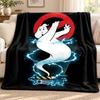 Ghostbusters blanket Flannel Blanket Soft Cozy Plush Throw for Sofa Bed Lightweight Home Decoration Outdoor camping
