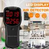 Черный Портативный Цифровой Детектор Формальдегида Монитор Качества Воздуха Детектор HCHO TVOC Анализатор Газа ЖК-дисплей Тестер