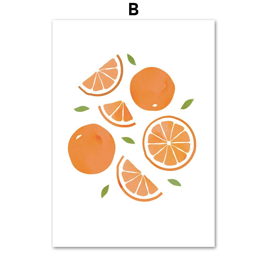 Цветочный рынок Подсолнух Апельсин Персик Ваза Абстракция Бохо Постер Печать Холст Картина Скандинавское настенное искусство Гостиная Домашний декор