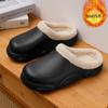 Fashion Shoes for Men Men's Slippers Wear-resistant Platform Shoes Added Cotton Waterproof Non-slip Couple Women Home Shoes Unisex New