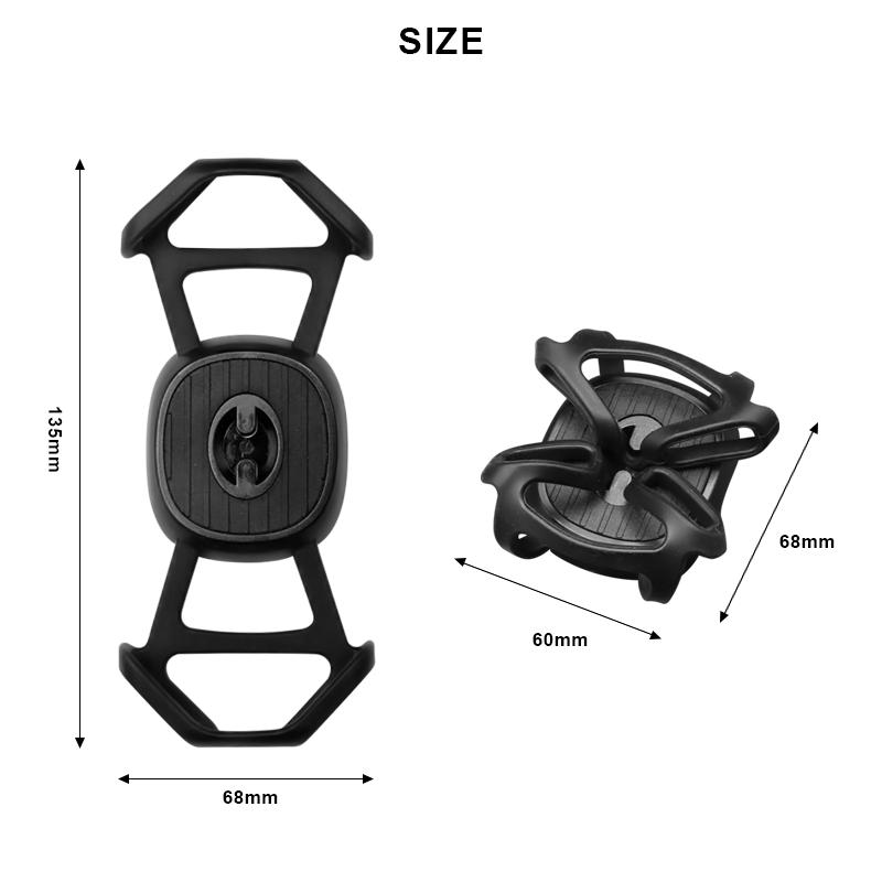 Держатель для телефона на велосипед, противоударный, вращающийся на 360 градусов, регулируемый, поддерживающий GPS-стенд, кронштейн для компьютера на шоссейном велосипеде, основание счетчика