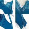 Plus Size Women Ultrathin Bra Underwire Push-Ups Lace Bras Brassiere Larger Breast Solid Color 3/4 Big Cup 38-44 BC