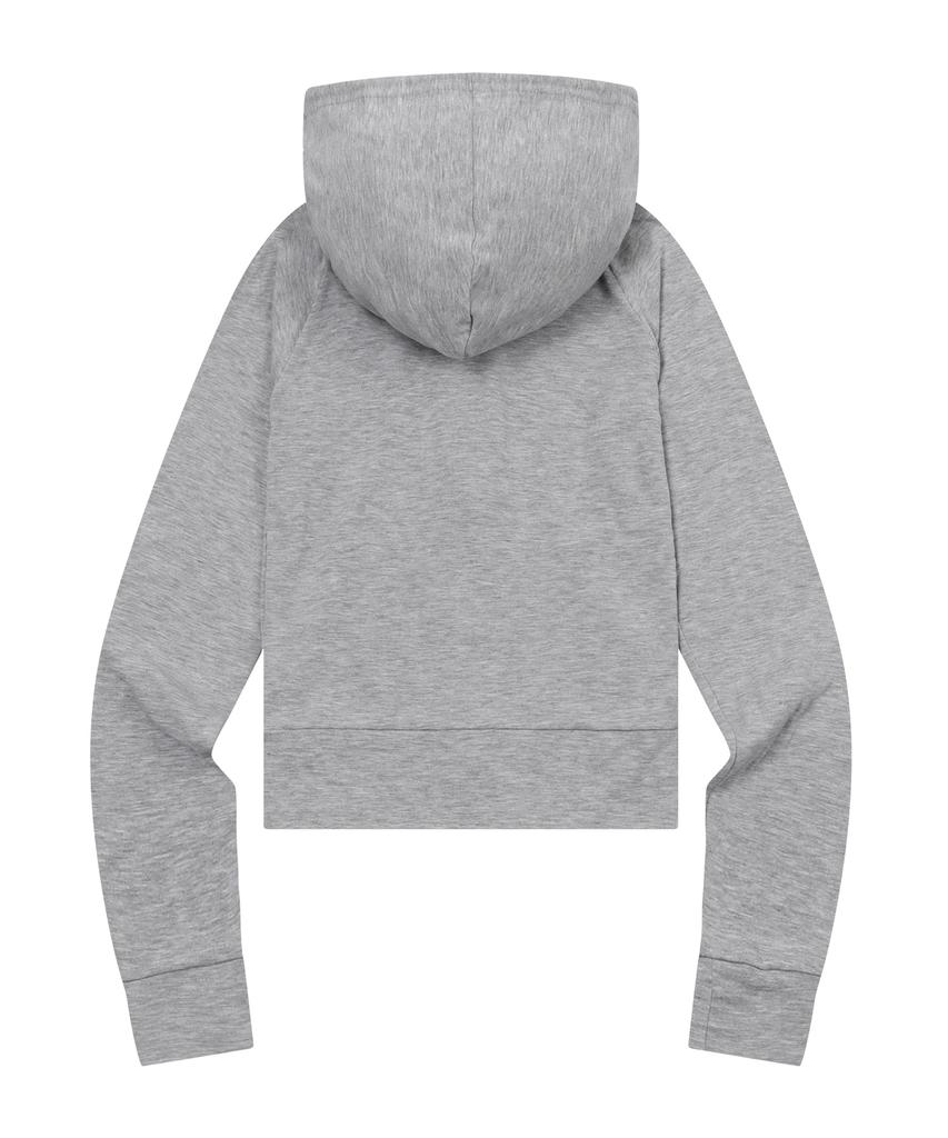 Mucent Light Up Slim Fit Crop Zip-Up Hoodie (4 Colors)