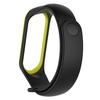 Спортивный мягкий силиконовый двухцветный браслет для Mi Band 4