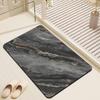 Cross-border Marble Diatom Mud Floor Mat Bathroom Absorbent Mat Entrance Door Mat Toilet Non-slip Quick-drying Foot Mat