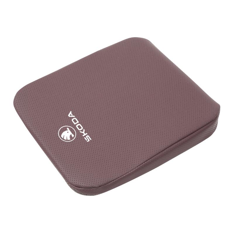 RYYX4 Car Seat Cushion Leather Height Increasing Soft Pad For Skoda Octavia Rapid Kodiaq Yeti Superb Karoq Scala Fabia Kamiq Enyaq iV