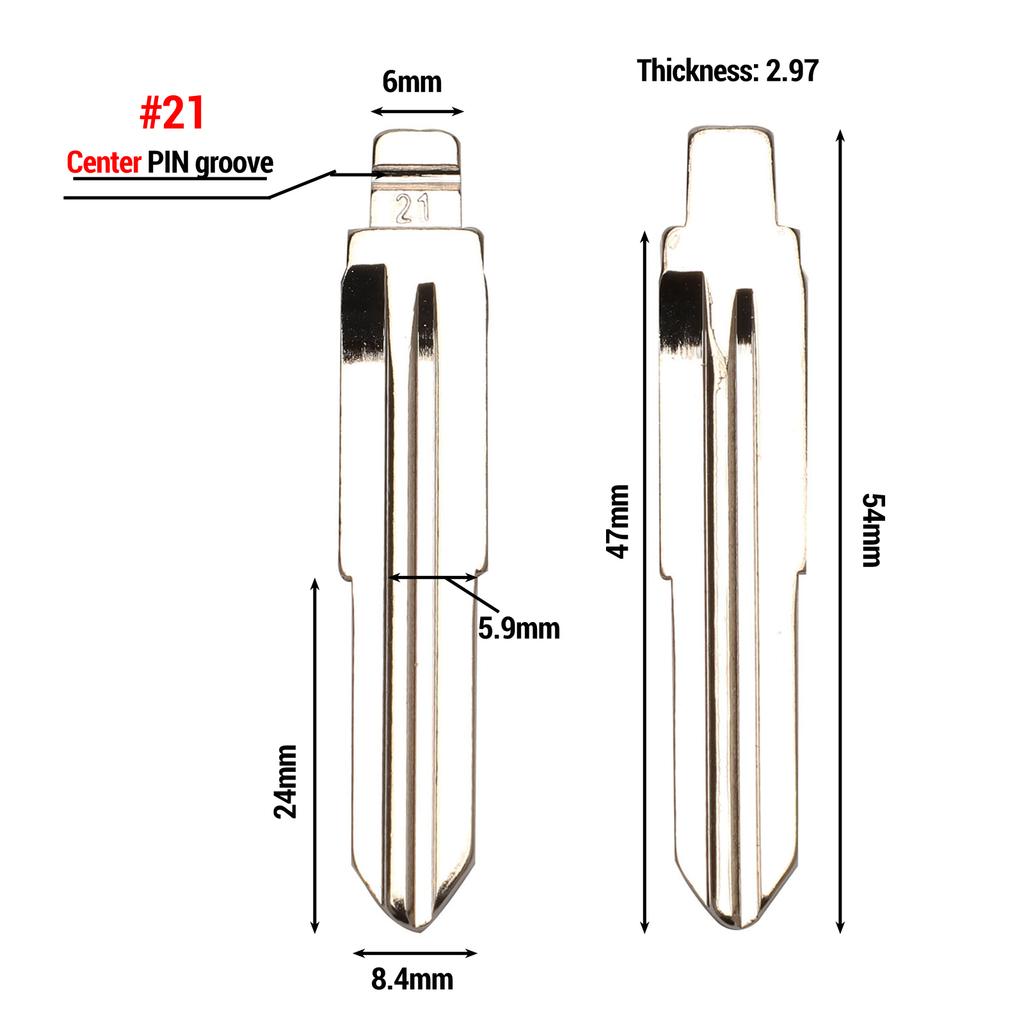 Jingyuqin 10p #02 #05 #21 #113 #114 #123 #124 #148 #149 Car Key Ucut Blade for TOYOTA CAMRY RAV4 Corolla PRADO YARIS Dropship