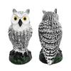 Sunscreen Owl Bird Deterrent Shaking Head Garden Decorations Flying Birds Simulation Owl  Lawn