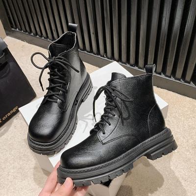 Женские сапоги Новая мода Популярные готические туфли для женщин Осень Зима Классические сапоги Ботинки на платформе Женские сапоги Zapatos De Mujer