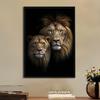 Modern Animal Lions' Love Wall Art Poster And Prints Home Decor Black White Canvas Painting For Living Room Bedroom Gift