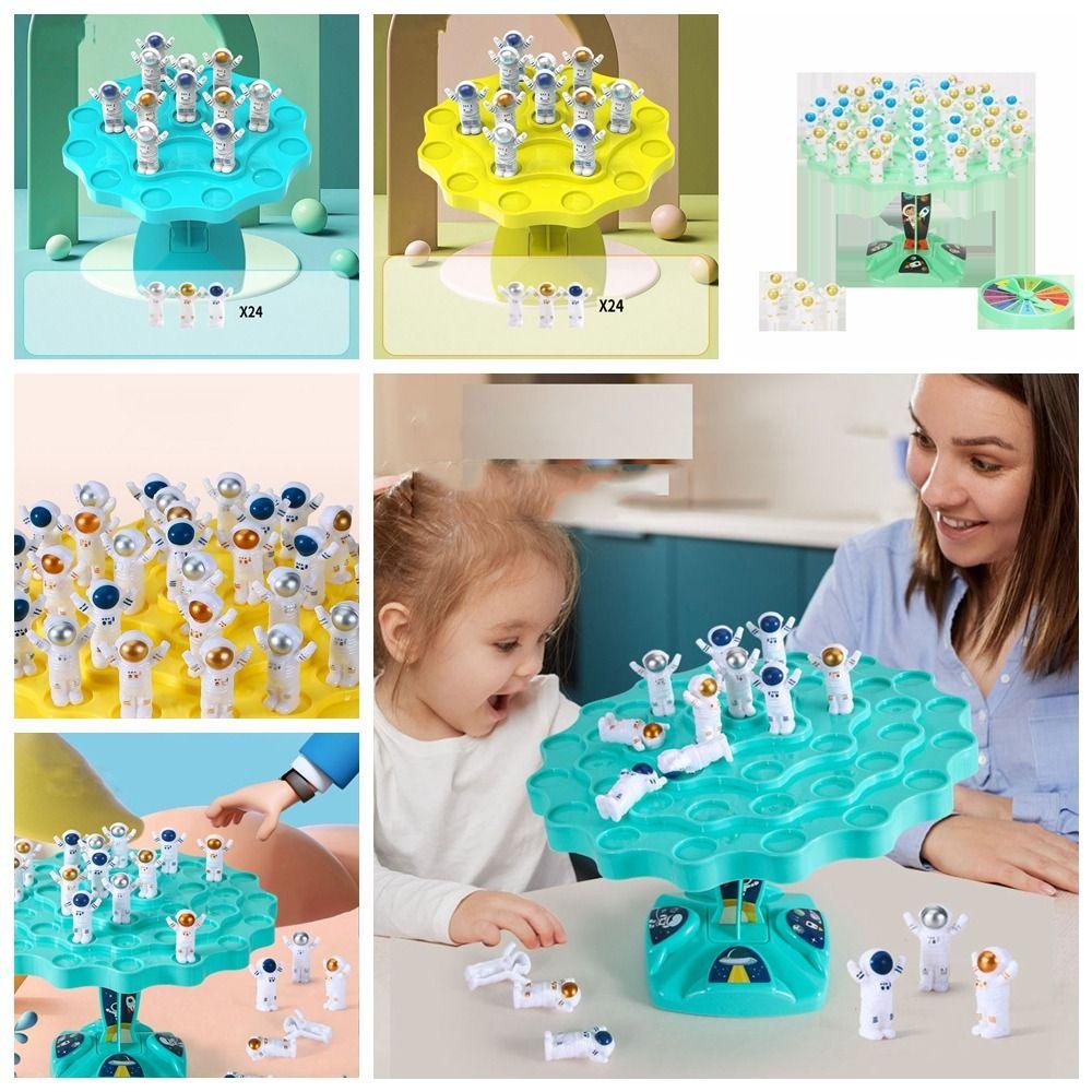 Astronaut Parent-child Interactive Tabletop Game Stackable Balance Tree Game  Kids Toys