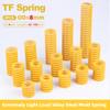 2 шт. Наружный диаметр 8 мм Внутренний диаметр 4 мм Длина 20-150 мм TF Желтая Малая нагрузка Пружина для пресс-формы Пружина сжатия Стальная пружина