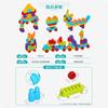 The Third Generation With Car Bottom Assembly Rocket Bullet Building Block Kindergarten Assembly Early Education Educational Children'S Toys