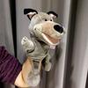 30cm Cute Legged Animal Hand Puppet Plush Toys Wolf Lion Panda Raccoon Hand Puppets Educational Story Doll Toy Christmas Gift