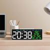 Настенные электронные настенные часы с дисплеем температуры, настольные часы, цифровые светодиодные часы для спальни