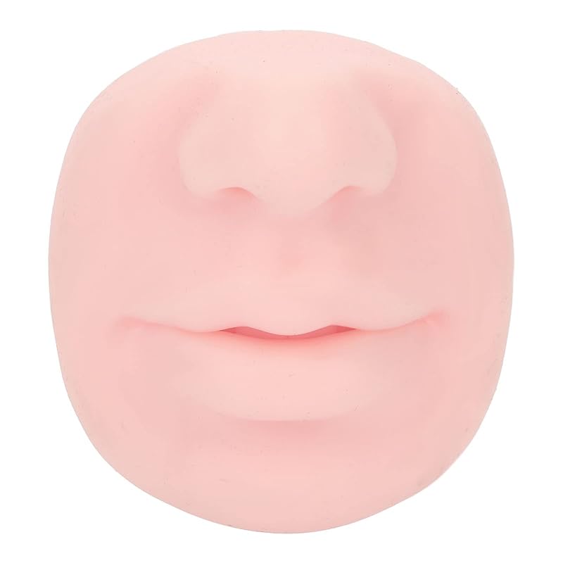 Силиконовая модель для пирсинга, Модель лица для пирсинга с ртом, Гибкая для салонного обучения, Практики пирсинга, Инструменты, Мягкая имитация модели носа, Многоразовая