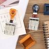 Деревянная ручка Дата DIY Штамп Diy Штампы для Скрапбукинга Kawaii Канцелярские Принадлежности Наклейка Материал.