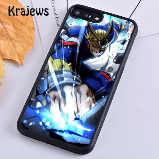 Krajews Boku no Hero Academia All Might Мягкий чехол для телефона для iPhone 14 5 6s 7 8 plus XR XS 11 12 13 pro max Samsung S21 S22ultra