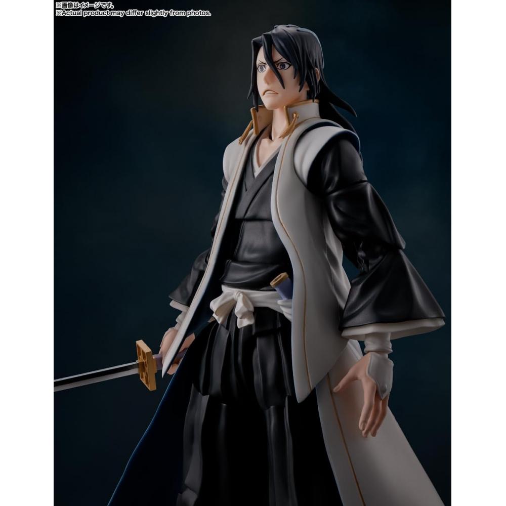 TAMASHII NATIONS SHFiguarts BLEACH Тысячелетняя кровавая война Курица Бьякуя Кучики Приблизительно. 155 мм подвижная фигурка из окрашенного АБС и ПВХ пластика