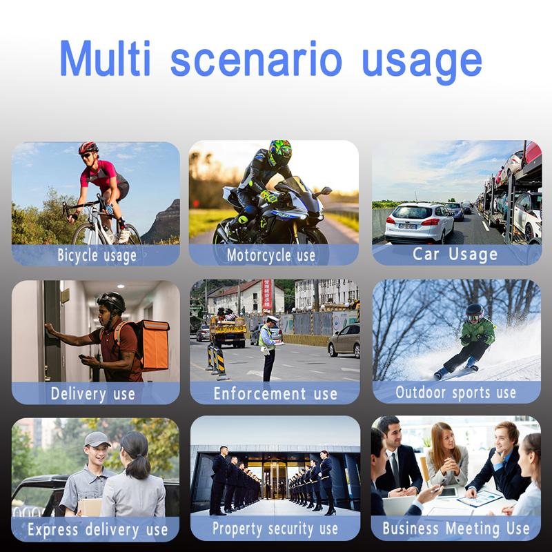 Мини-камера HD 1080P, портативная цифровая видеокамера с углом обзора 180 градусов, инфракрасная камера ночного видения, полицейская велосипедная камера, маленькая видеокамера
