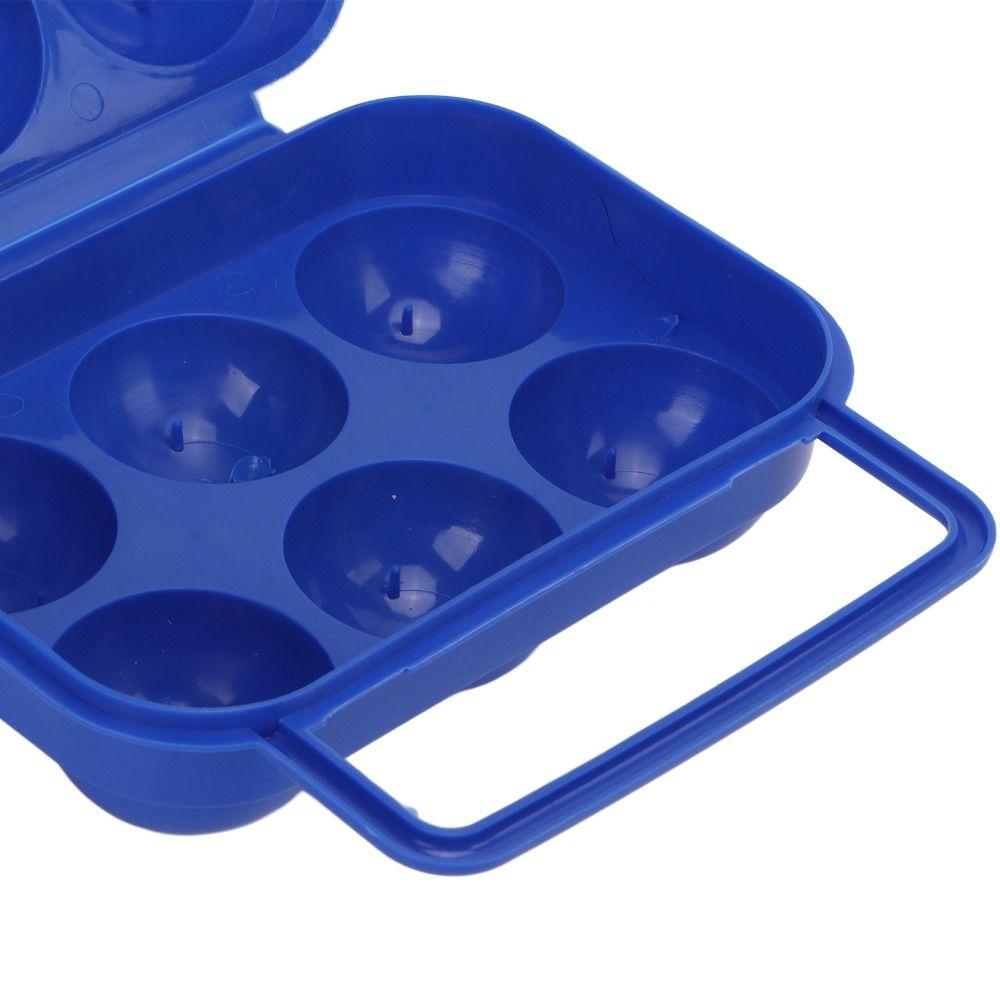 3 Pcs Sturdy Shockproof Egg Storage Carrier ABS Egg Container Egg Organizer Box Outdoor Camping