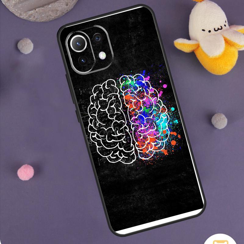Чехол 'Мозговое Искусство' для Xiaomi 15T 13T 14T Pro 14 15 Ultra 17 Pro Max POCO X7 X6 X5 F5 F6 F7 F8 Pro