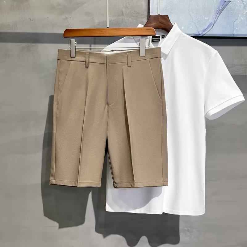 Мужские легкие роскошные летние повседневные шорты - универсальные тонкие шорты Five-Point