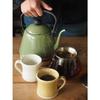 Nodahoro Drip Kettle, 2L, Enamel, Gas/IH Compatible, Narrow Mouth, Made In Japan, Camel, DK-200CA