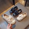 Girls Bow Small Leather Shoes Four Seasons Princess Shoes Single Shoes