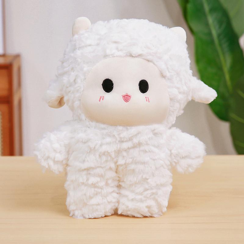Adorable Plush Sheep Doll Soft Toy Perfect For Kids Bedtime Cuddles And Birthday Gifts