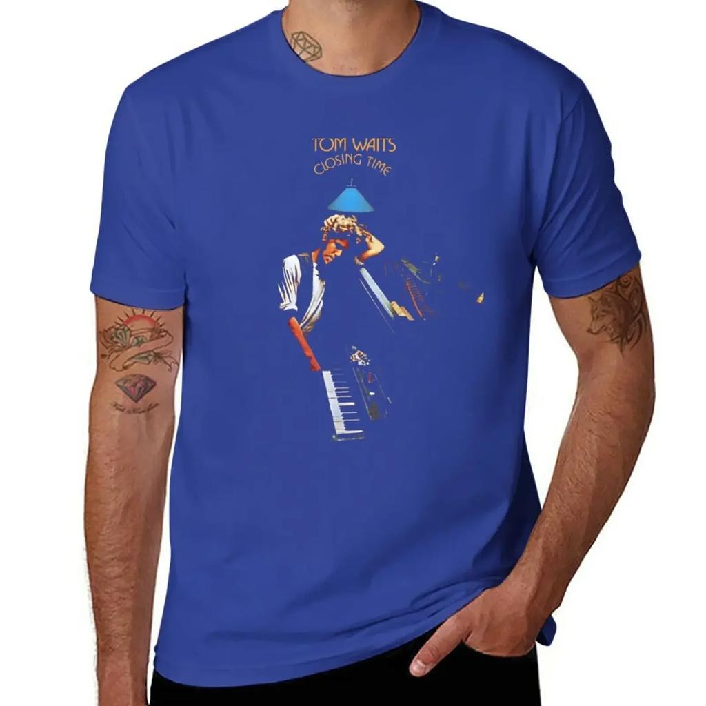Tom waits- closing time T-Shirt graphics animal prinfor boys quick-drying black t shirts for men