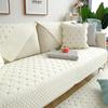 Four Seasons Universal Double Sided Cotton Sofa Cushion Pure Cotton Fabric Sofa Cover Settee Breathable Dust-proof Couch Towel