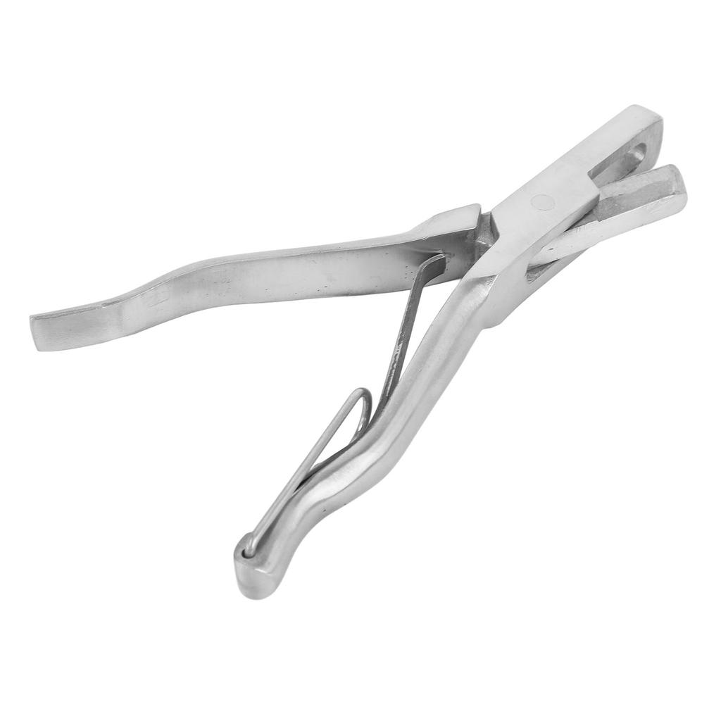 U-образный ушной насечкорез из нержавеющей стали для скота, щипцы для ушных бирок, инструмент для идентификации животных на ферме