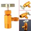 1pc AC R-134a Refrigerant Tap Can Dispensing 1/2" ACME Thread Valve M16 Thread
