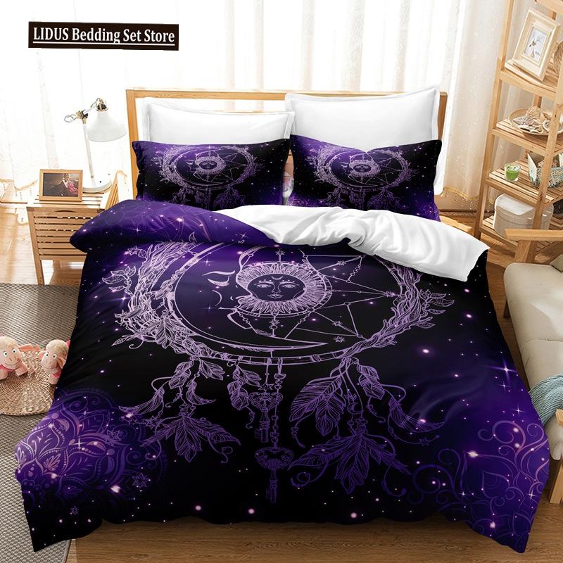 Комплект пододеяльника Ловец снов размера кинг, квин, племенной, экзотический, цветочный, богемный стиль, полиэстеровый комплект постельного белья для детей, девочек, мальчиков, подростков