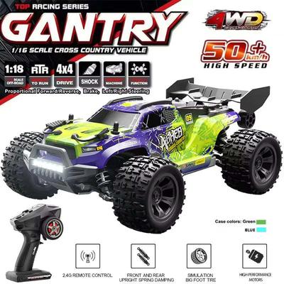 Новый полноприводный радиоуправляемый гоночный внедорожник Monster Truck 40 км/ч, высокоскоростной беспроводной легкий автомобиль с дистанционным управлением, подходящий для детей и взрослых
