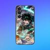 Чехол для телефона My Hero lzuku Deku   Для Samsung Galaxy A73, A72, A71, A70, A53, A52, A51, Других Мягкий Черный Чехол