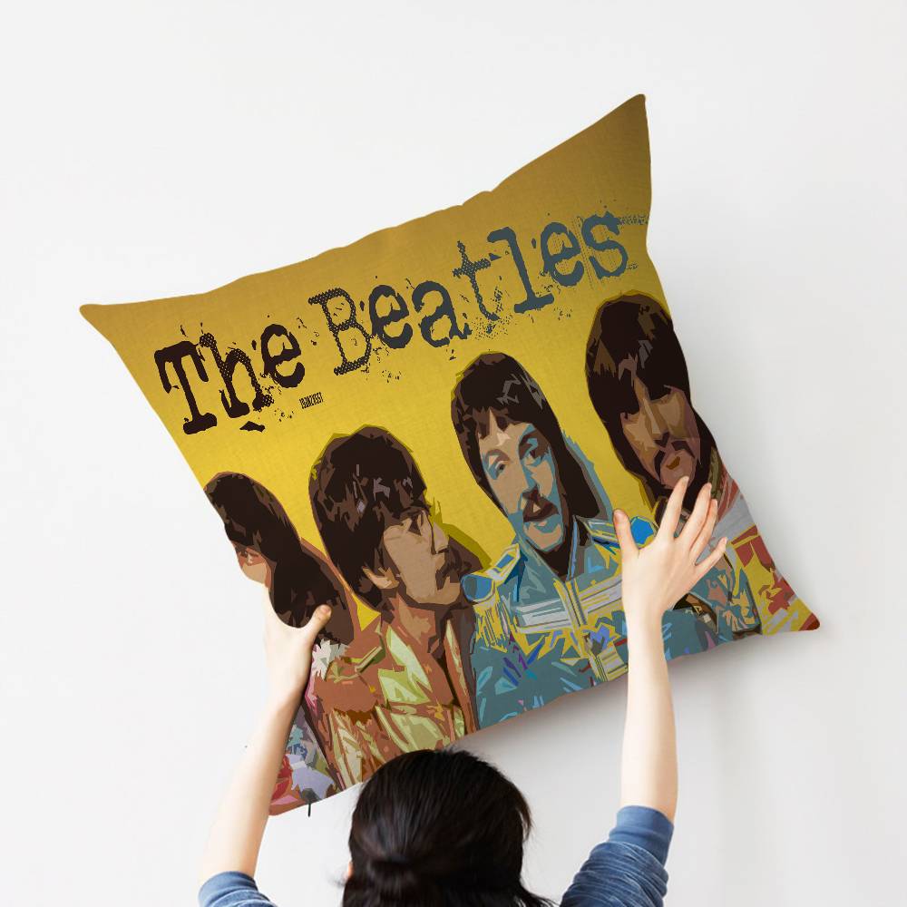 Певец The B-Beatles Подушка Подарки Мебель для дома и офиса Спальня Диван Автомобильная Подушка Чехол 45x45см
