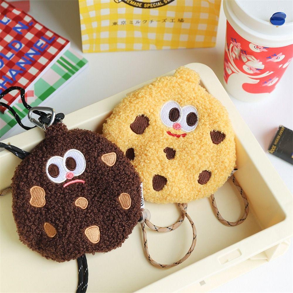 Couple Card Bag Storage Bag Headset Storage Bag Plush Small Wallet Cute Bag Cookies Coin Purse