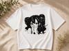 Футболка с рисунком аниме-девушки со стесняющимся лицом Kawaii Manga Graphic Tee 2