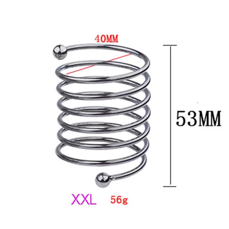 Male Ring Penis Ejaculation Delay Stainless Steel Penis Dildo Ring Cock Rings Woman Vaginal Dilator Speculum Glans Stimulator