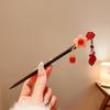 High-End Retro Chinese Tassel Hairpin for Women - Versatile Alloy Hair Clip for Elegant Updos