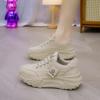 Кроссовки женские весенние маленькие белые туфли новые туфли на платформе для пап Ins Student универсальные дышащие туфли для сноубординга женская обувь