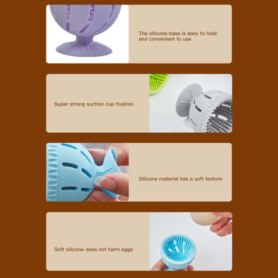 Силиконовая щетка для чистки яиц для свежести, многоразовые чистящие инструменты для яиц