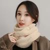 Fleece Neck Scarf & Shawl: Women's Autumn/Winter Bike Wear for Warmth & Student Neck Protection